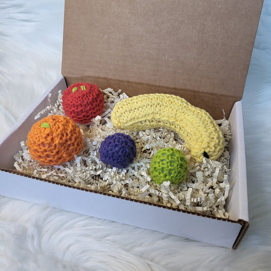 Fruit Catnip Toy Box