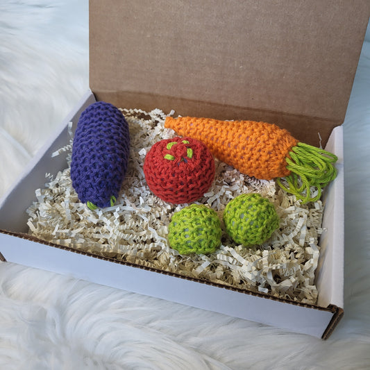 Veggies Catnip Toy Box