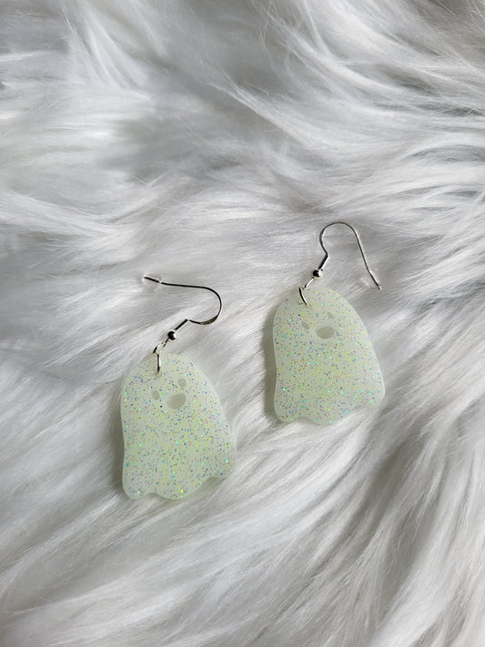 Ghost Earrings | Glitter