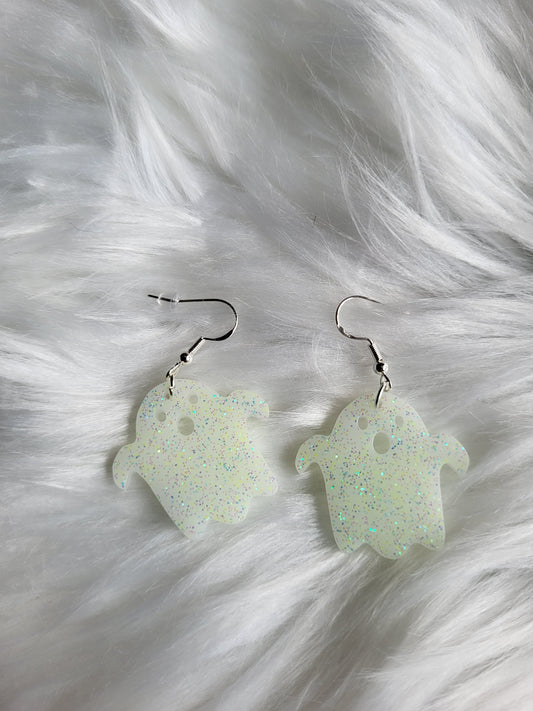 Ghost Earrings | Glitter