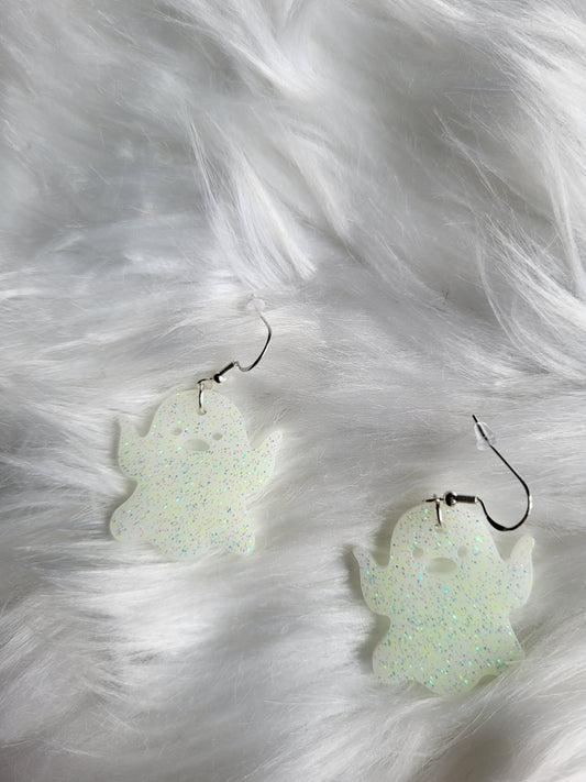 Ghost Earrings | Glitter