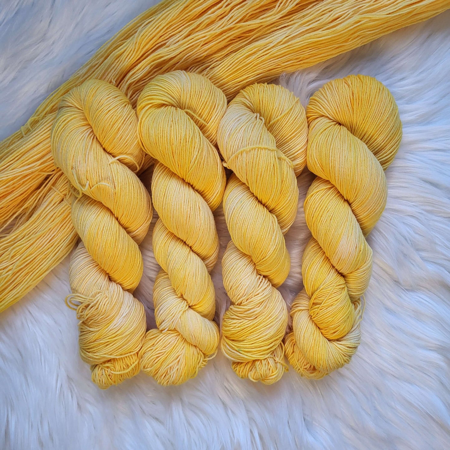 March Daffodils | Fingering Weight Yarn | Birth Flower Collection