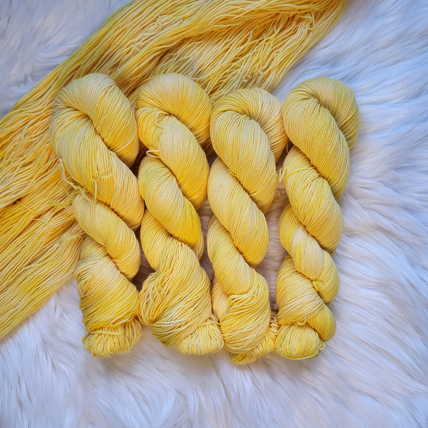 March Daffodils | Fingering Weight Yarn | Birth Flower Collection