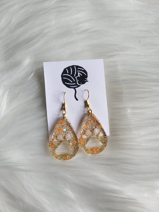 Paw Print Earrings | Dune Glitter
