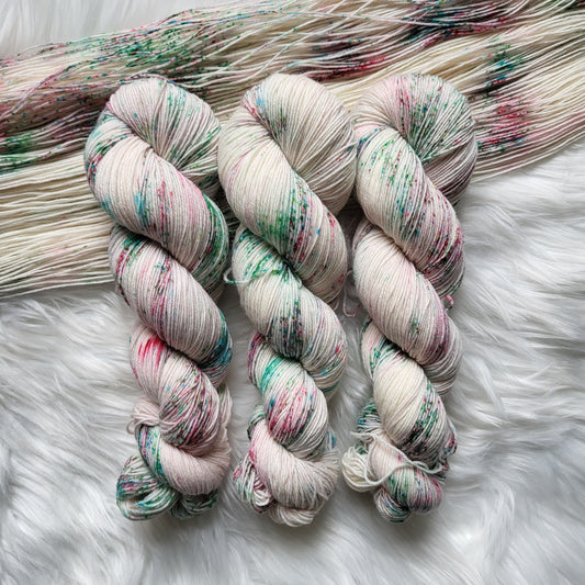 December Holly | Sock Weight Yarn | Birth Flower Collection
