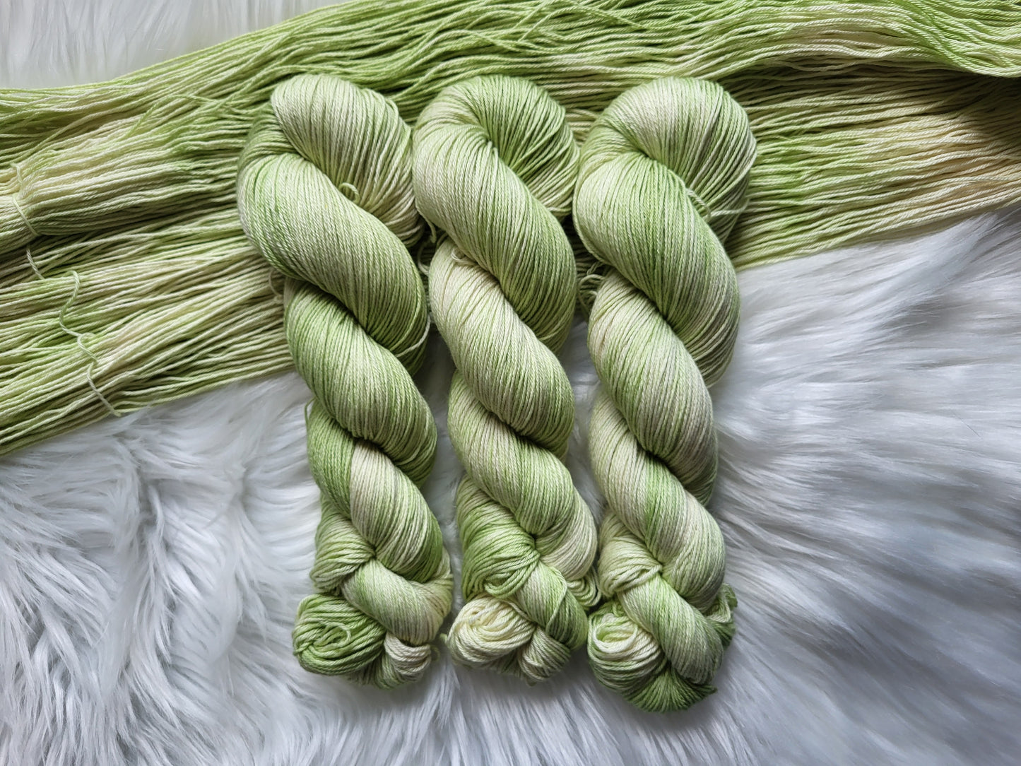 Iced Matcha Latte | Fingering Weight Yarn | Steeped in Color Collection