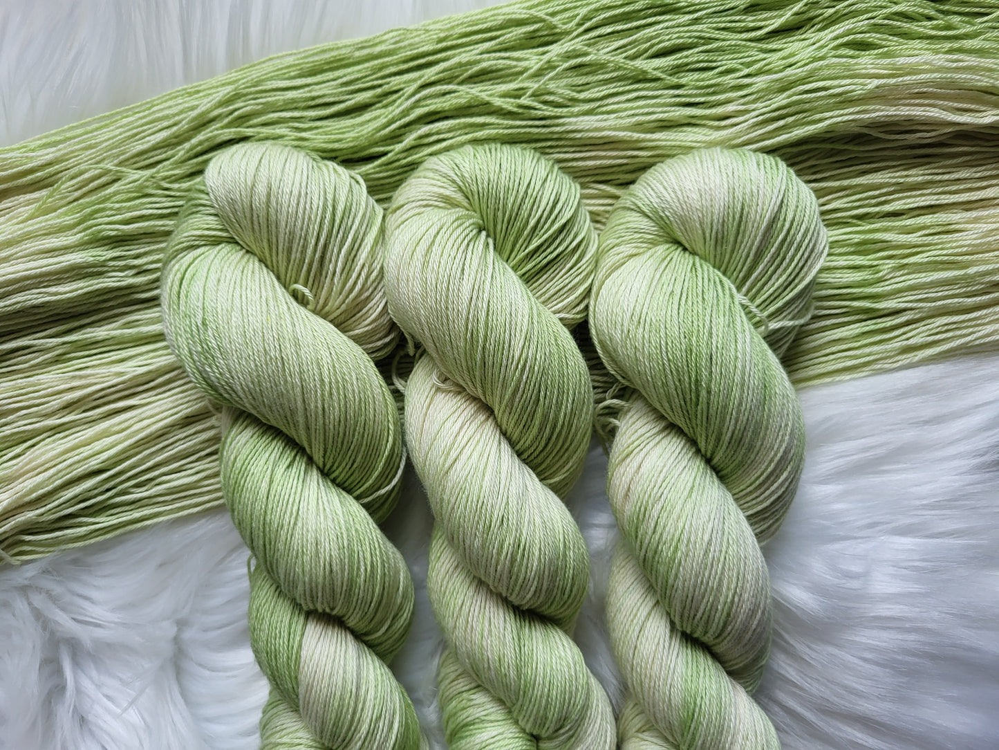 Iced Matcha Latte | Fingering Weight Yarn | Steeped in Color Collection