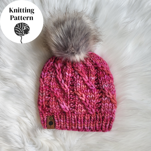 Knitting Pattern | Trellis Beanie | Super Bulky