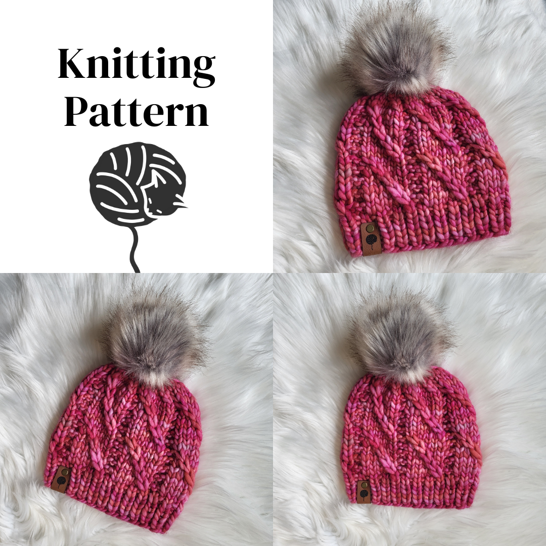 Knitting Pattern | Trellis Beanie | Super Bulky