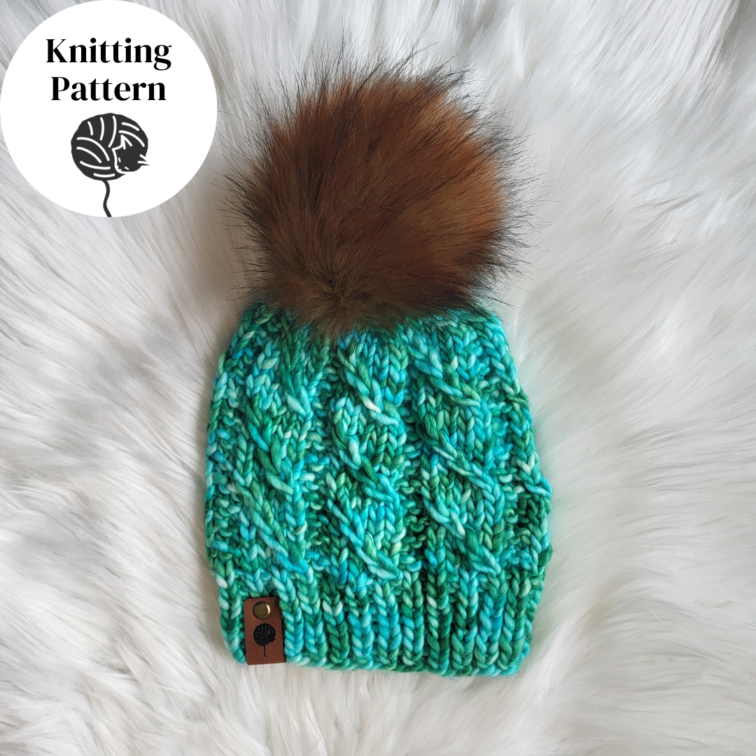Knitting Pattern | Trellis Beanie | Bulky