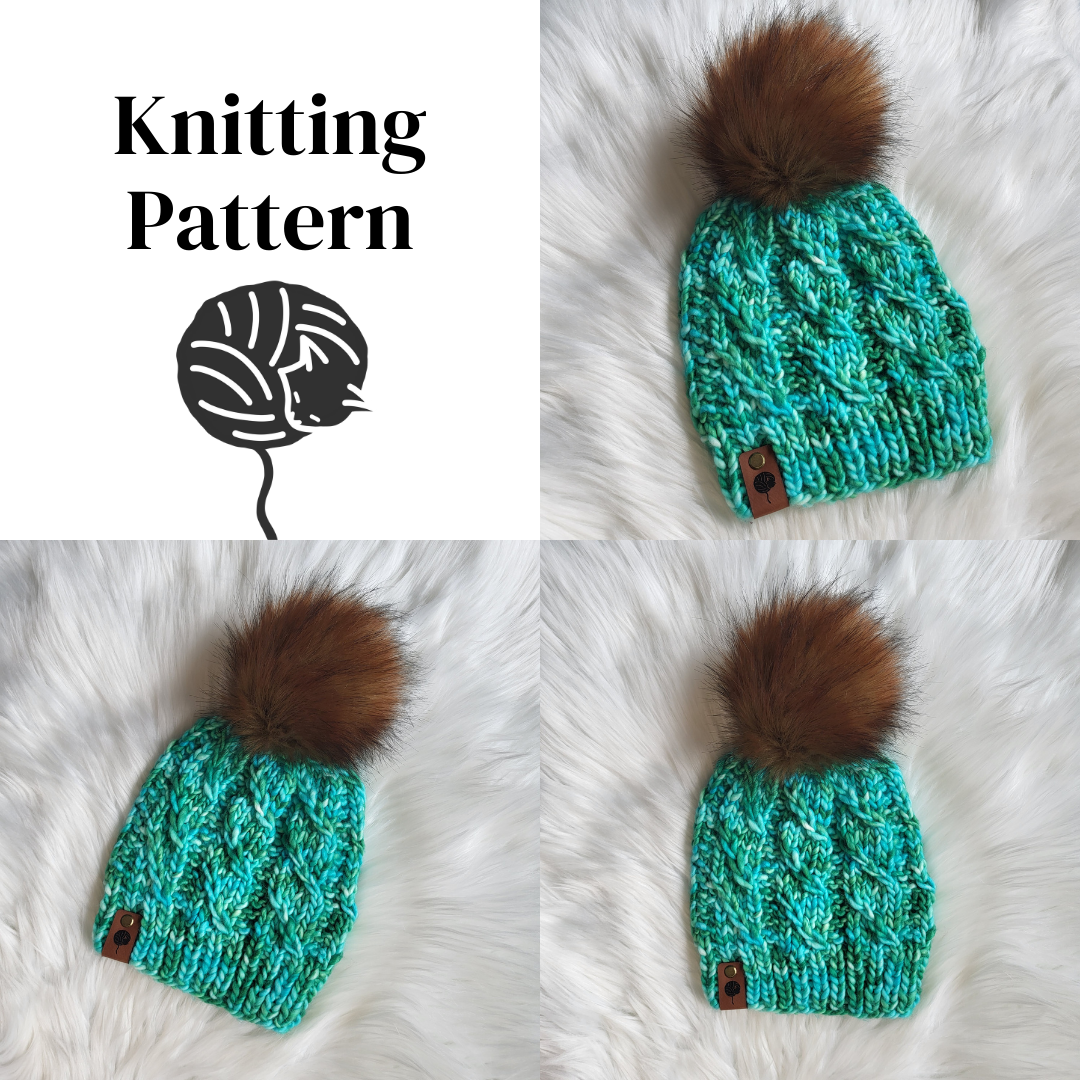 Knitting Pattern | Trellis Beanie | Bulky