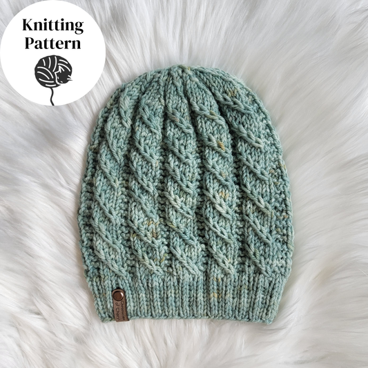 Knitting Pattern | Trellis Beanie | Worsted
