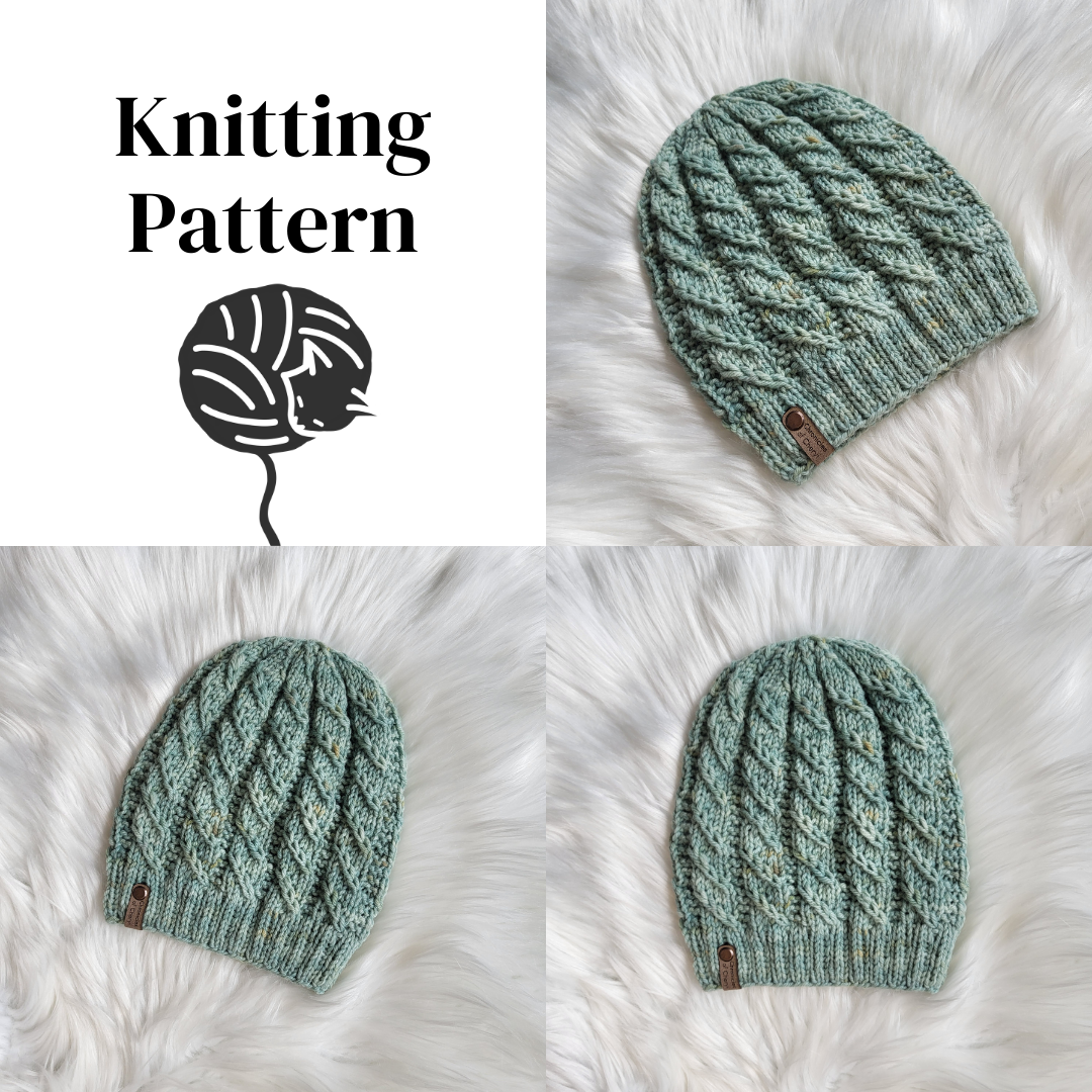 Knitting Pattern | Trellis Beanie | Worsted