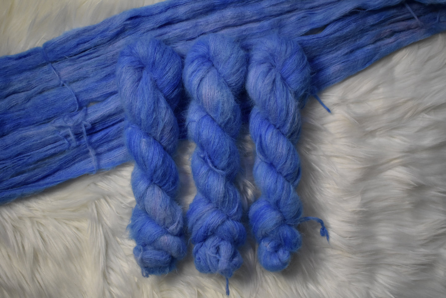 Butterfly Pea Flower | Lace Weight Yarn | Steeped in Color Collection