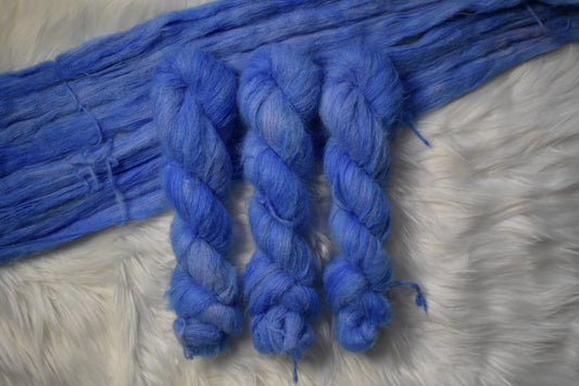 Butterfly Pea Flower | Lace Weight Yarn | Steeped in Color Collection