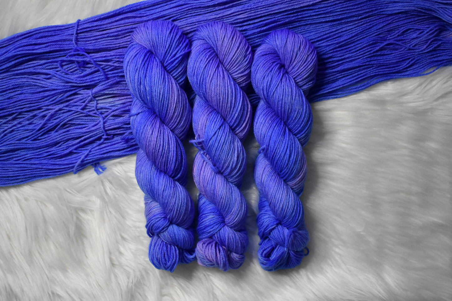 Butterfly Pea Flower | DK Weight Yarn | Steeped in Color Collection