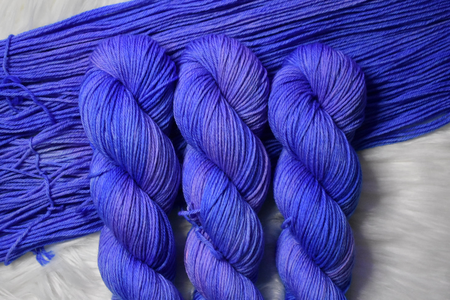 Butterfly Pea Flower | DK Weight Yarn | Steeped in Color Collection
