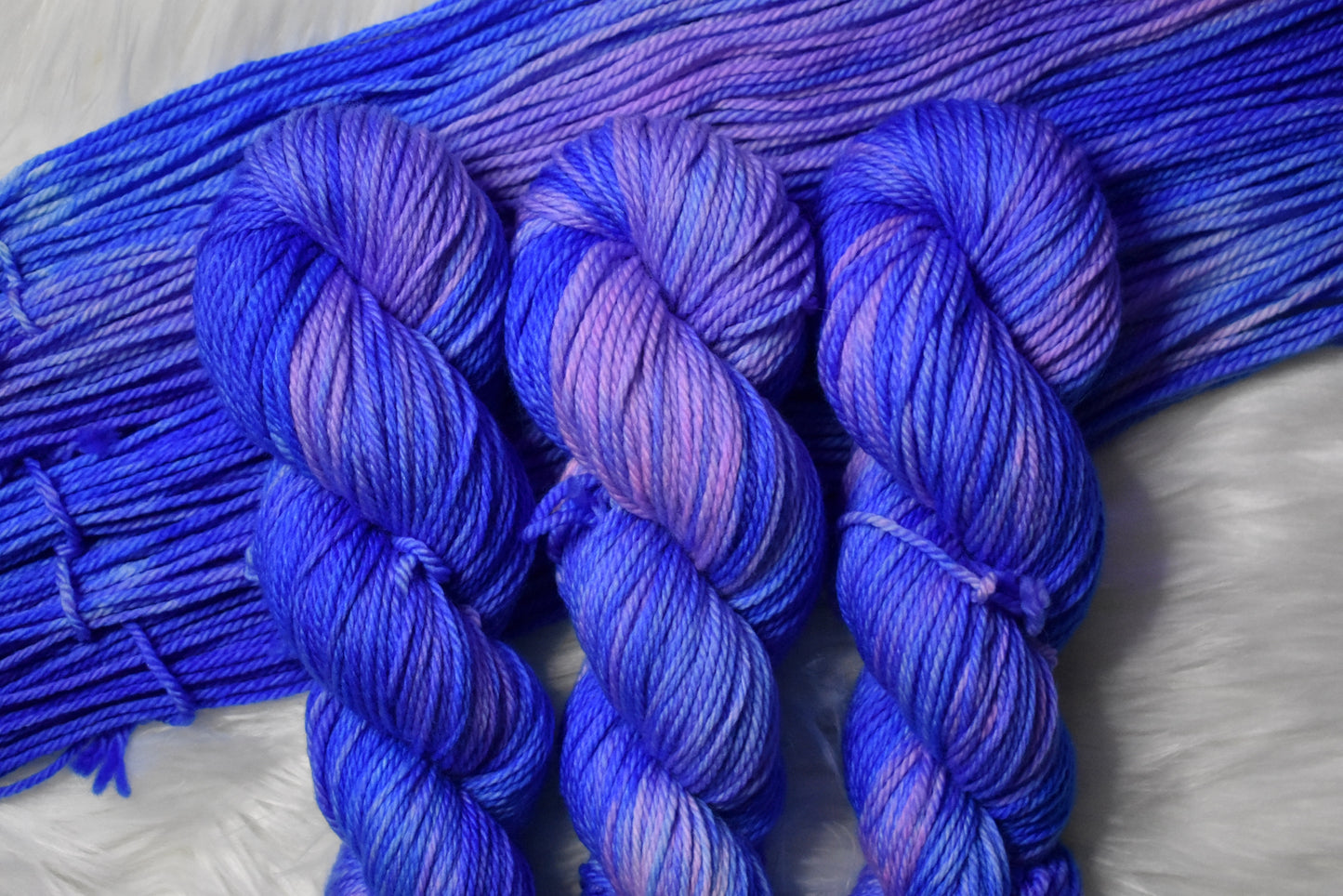 Butterfly Pea Flower | Aran Weight Yarn | Steeped in Color Collection