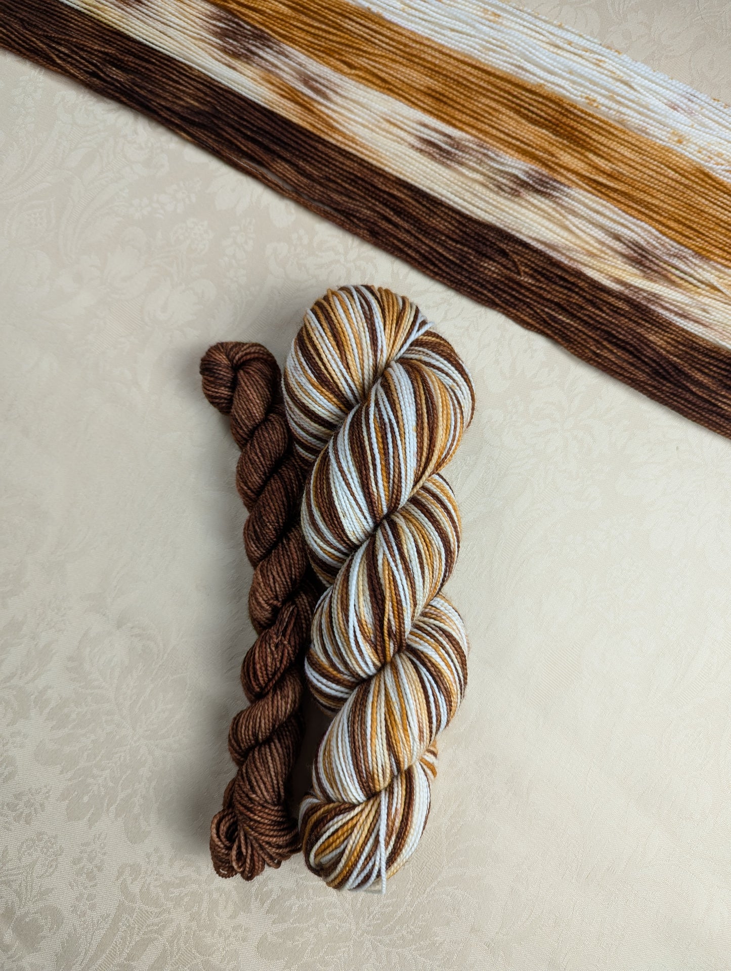 Coffee O'Clock | Sock Weight Yarn | Yarns by Pear Maiden