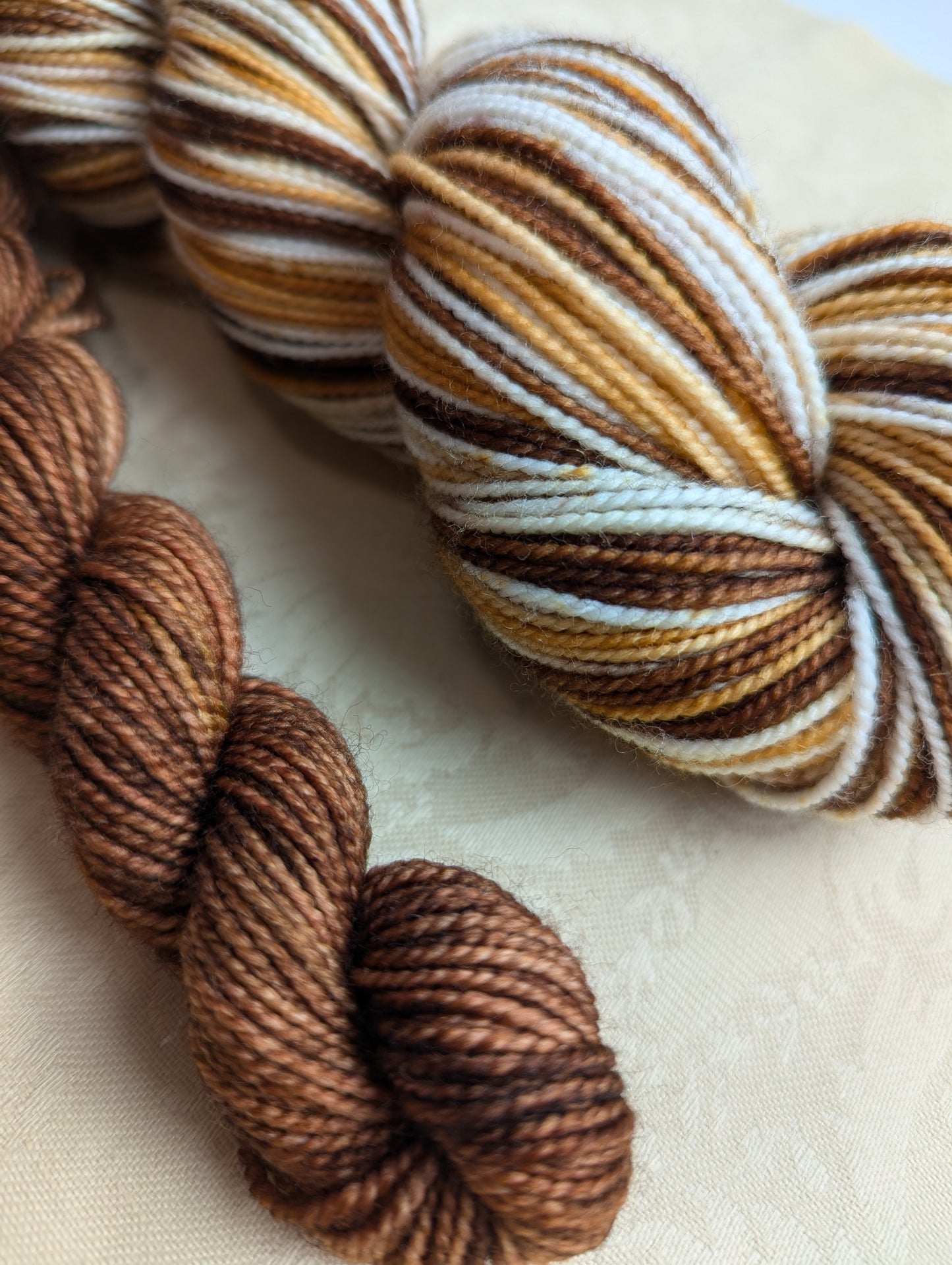 Coffee O'Clock | Sock Weight Yarn | Yarns by Pear Maiden