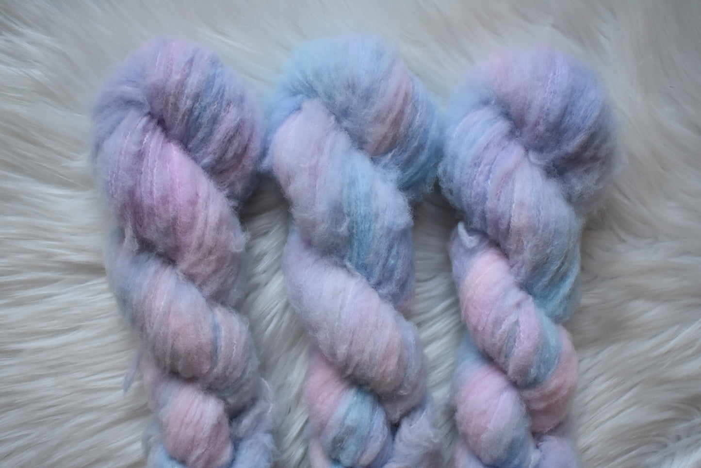 February Violets | Sport Fluff Yarn | Birth Flower Collection