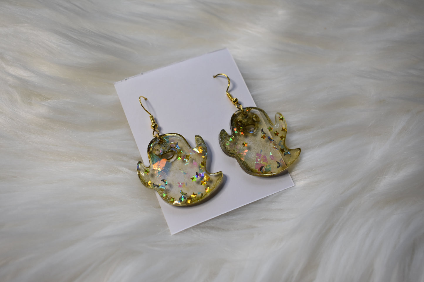Ghost Earrings | Glitter