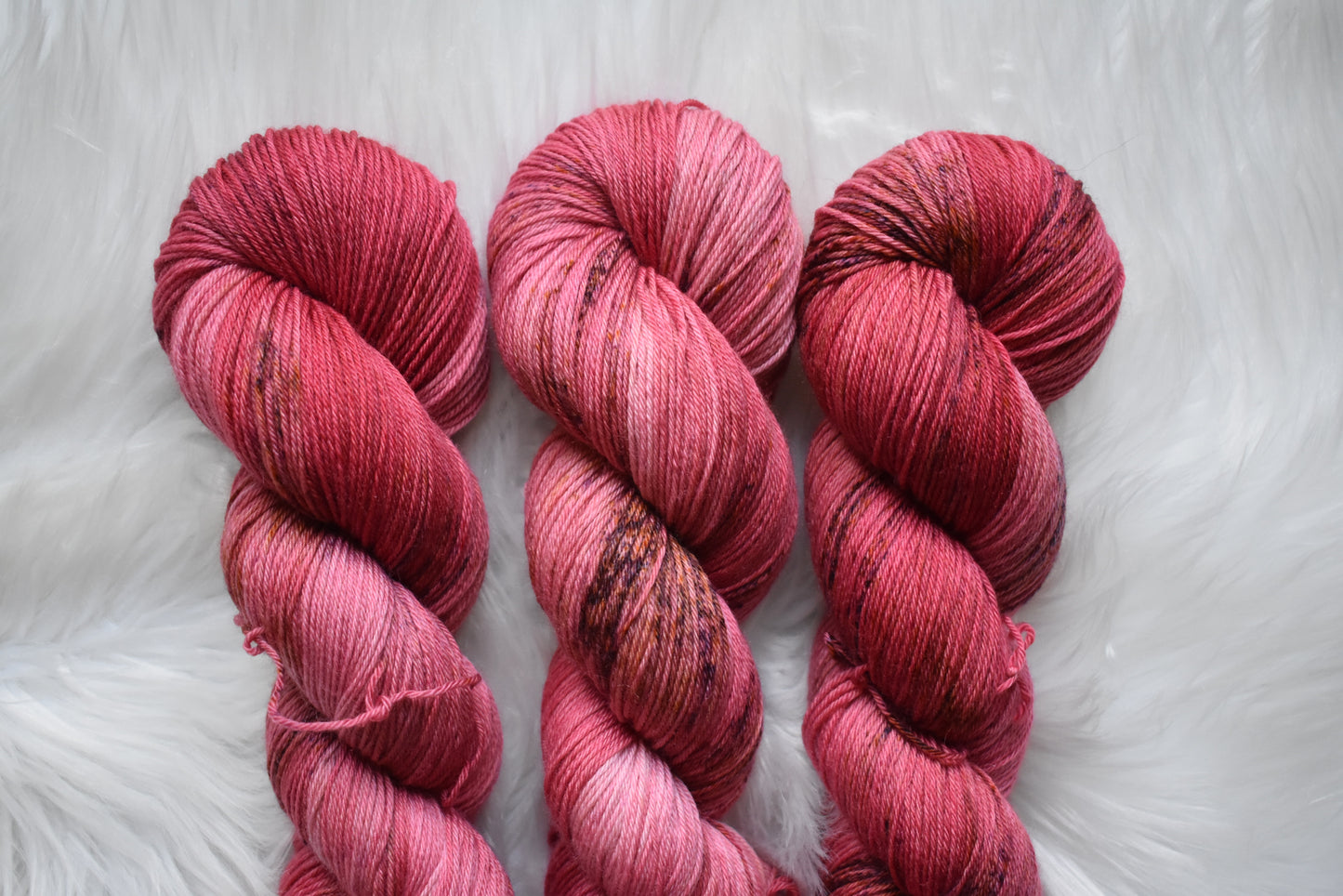 Hibiscus Tea | Cashmere Fingering Weight Yarn | Steeped in Color Collection