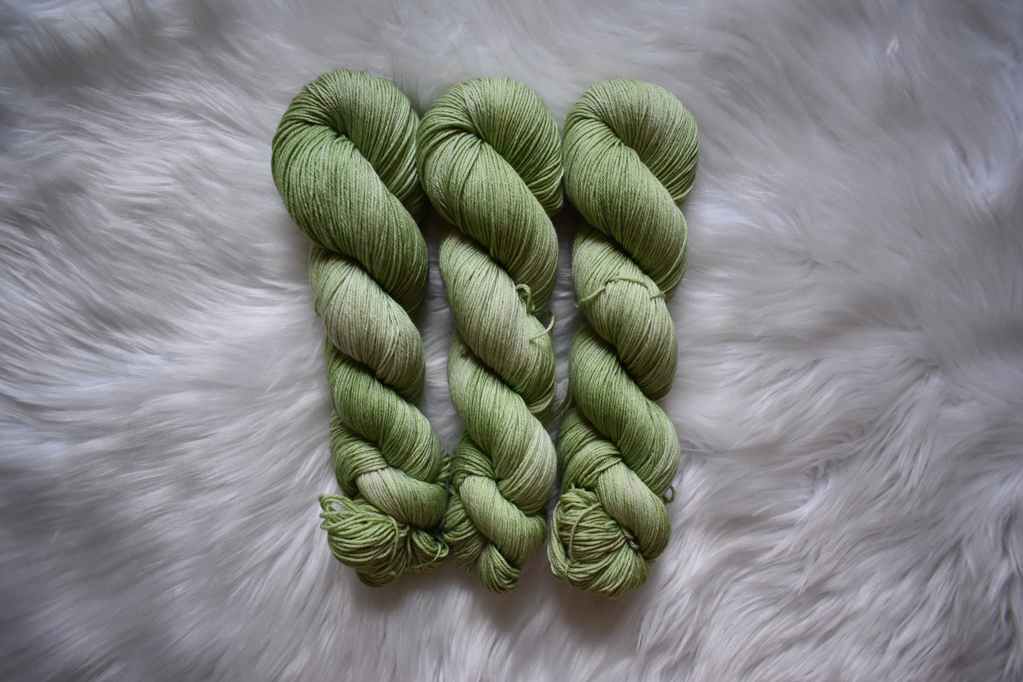 Iced Matcha Latte | Cotton Fingering Weight Yarn | Steeped in Color Collection