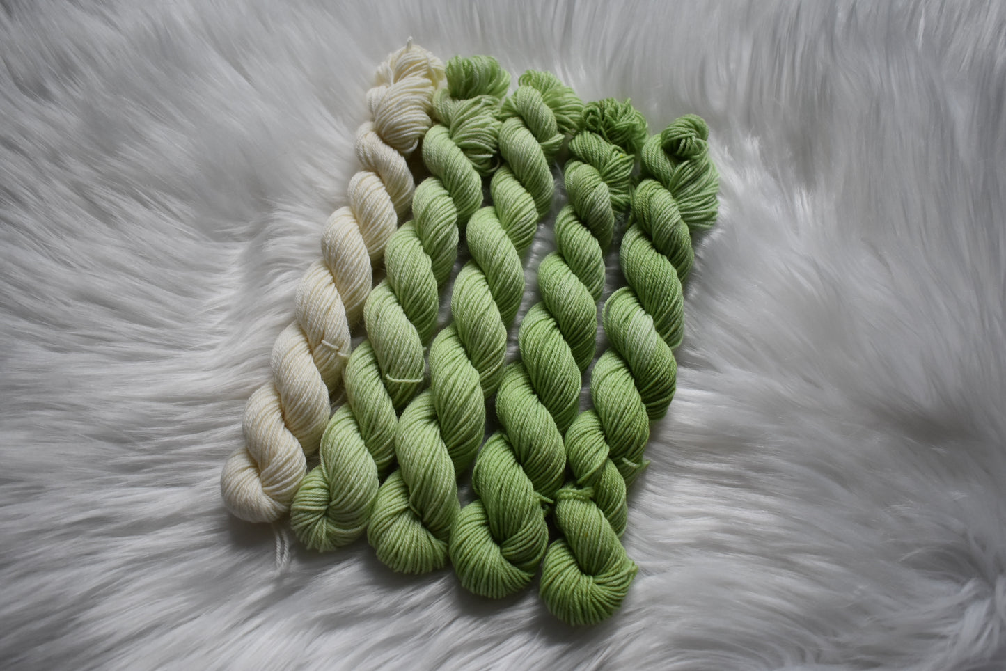 Iced Matcha Latte | Mini Fade | Sock Weight Yarn | Steeped in Color Collection