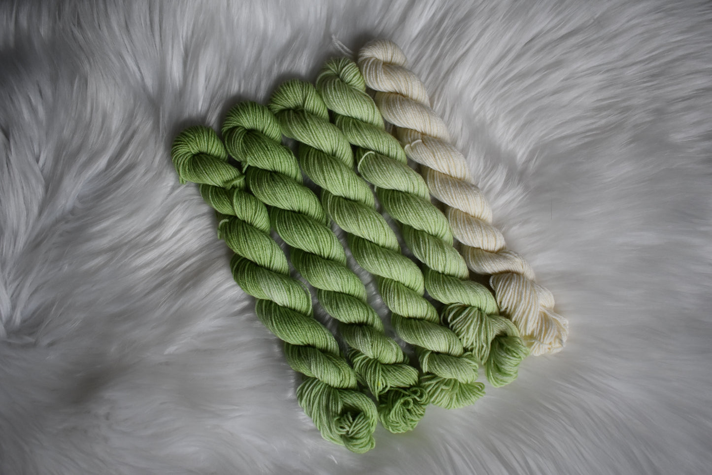 Iced Matcha Latte | Mini Fade | Sock Weight Yarn | Steeped in Color Collection