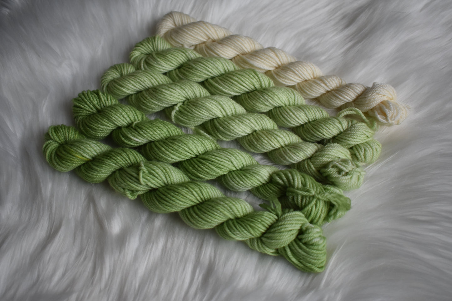 Iced Matcha Latte | Mini Fade | DK Weight Yarn | Steeped in Color Collection