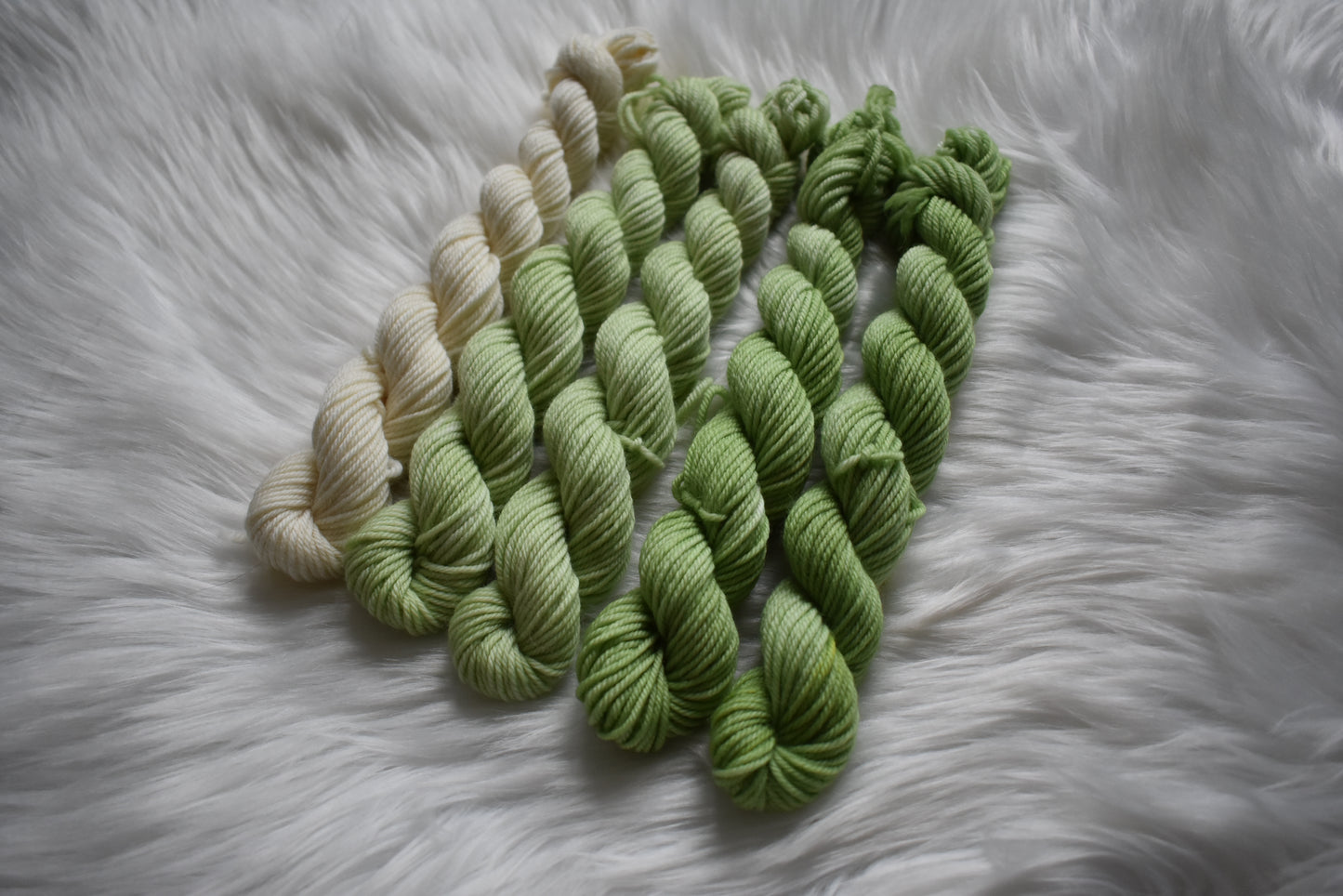 Iced Matcha Latte | Mini Fade | DK Weight Yarn | Steeped in Color Collection