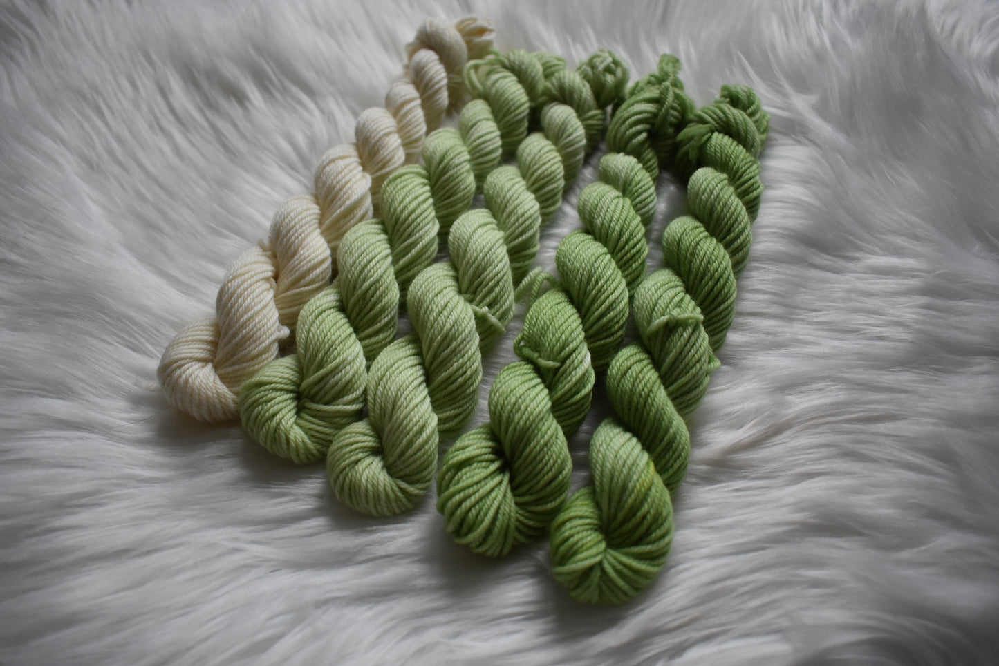 Iced Matcha Latte | Mini Fade | DK Weight Yarn | Steeped in Color Collection