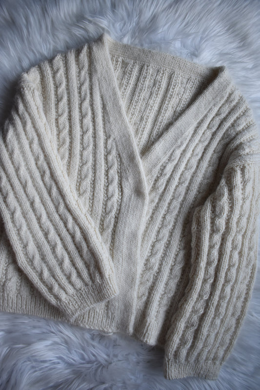 Honey Cardigan Knitting Kit | Merino DK Yarn Only