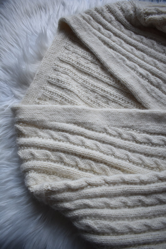 Honey Cardigan Knitting Kit | Merino Cashmere & Suri Silk Yarn Only