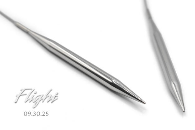 Lykke Knitting Needles | 5" Interchangeable Needles Mini Set | FLIGHT in Denim Canvas Case