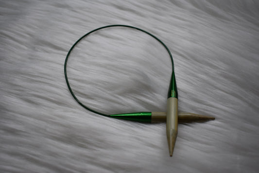 Lykke Knitting Needles | 16" bamboo fixed circular | GROVE