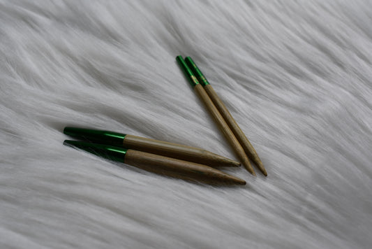 Lykke Knitting Needles | 3.5" bamboo interchangeable tips | GROVE
