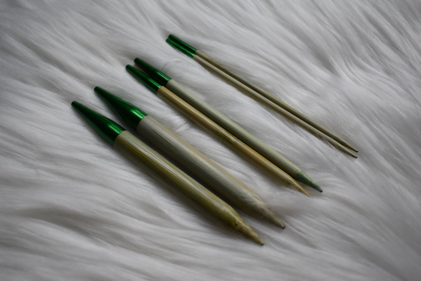 Lykke Knitting Needles | 5" bamboo interchangeable tips | GROVE