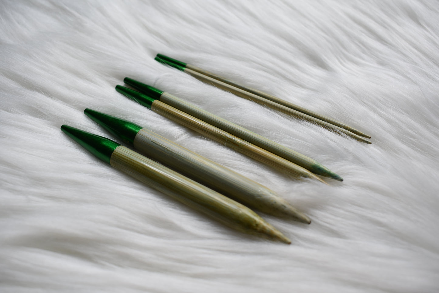 Lykke Knitting Needles | 5" bamboo interchangeable tips | GROVE
