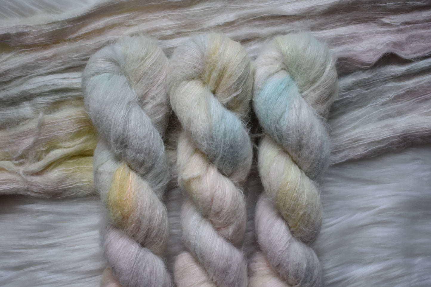 Pastel Rainbow | Lace Weight Yarn | One-Of-A-Kind