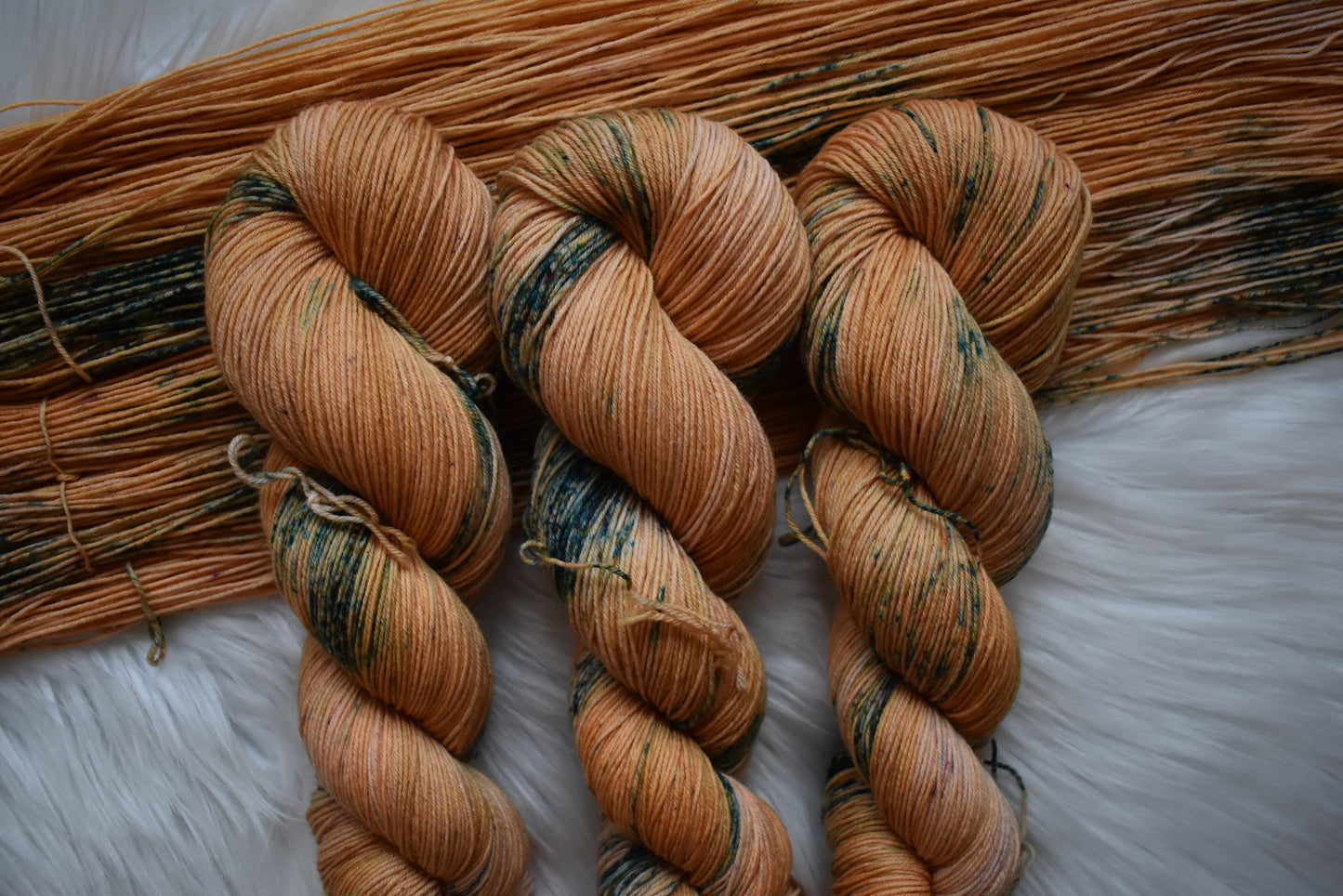 Oolong Tea Leaves | Sock Weight Yarn | Steeped in Color Collection