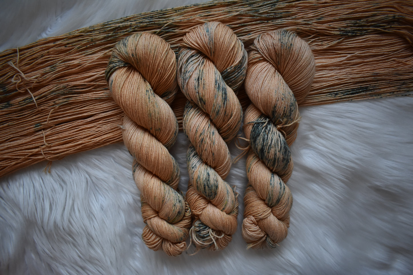 Oolong Tea Leaves | Cotton Fingering Weight Yarn | Steeped in Color Collection