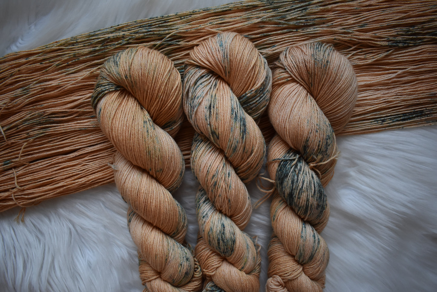 Oolong Tea Leaves | Cotton Fingering Weight Yarn | Steeped in Color Collection