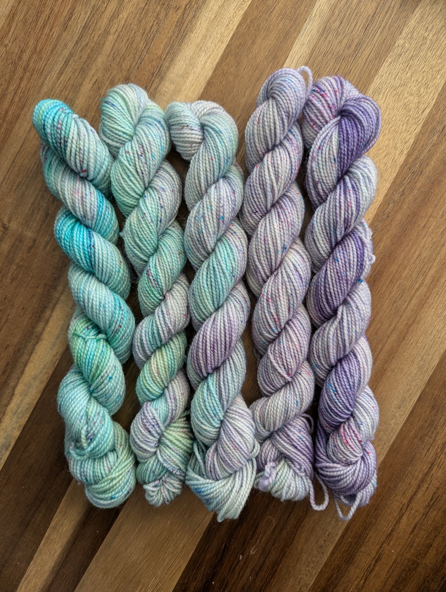 Mini Yarn Fade | Sock Weight Yarn | Yarns by Pear Maiden