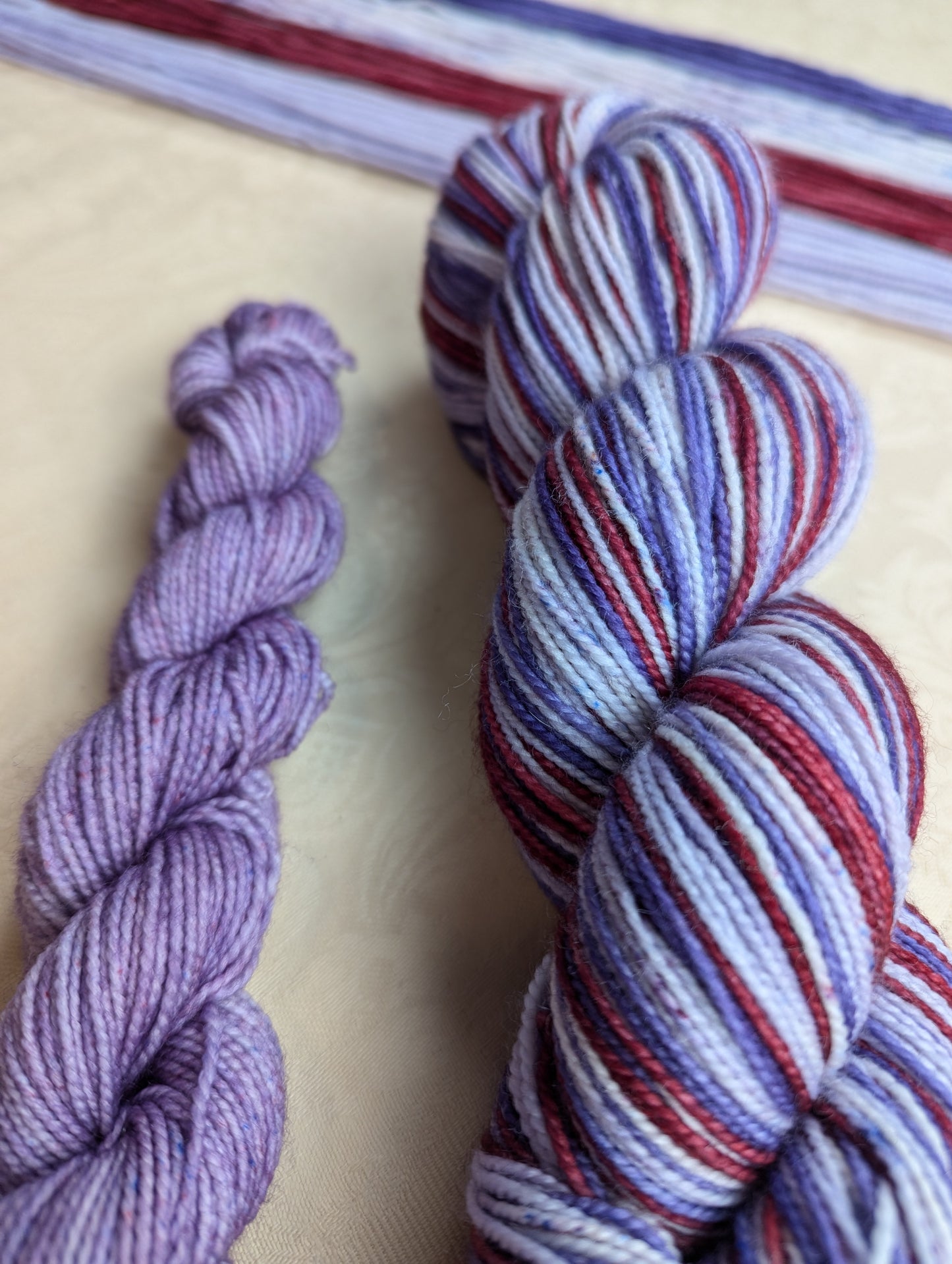 Raspberry Ramble | Sock Weight Yarn | Yarns by Pear Maiden
