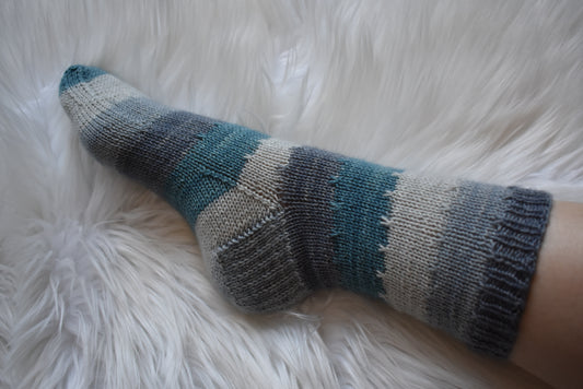 Knitting Pattern | Road Trip Socks | Sock Weight Yarn