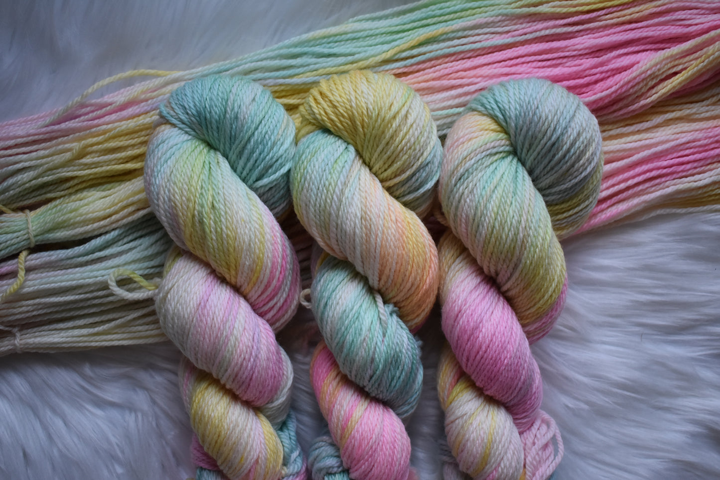 SHE is HER | Pastel Rainbow Aran Weight Yarn | Signature Colors