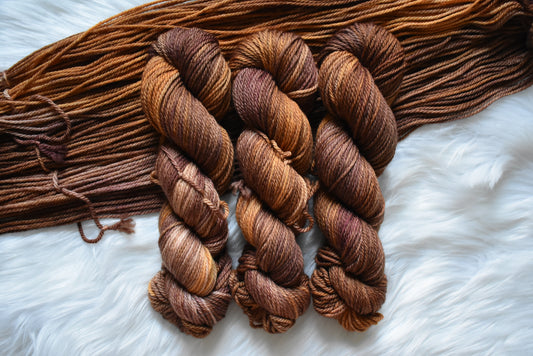 Southern Sweet Tea | Aran Weight Yarn | Steeped in Color Collection