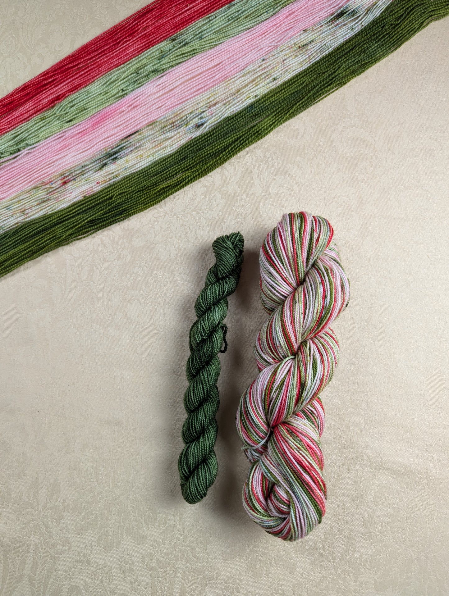Watermelon Sour | Sock Weight Yarn | Yarns by Pear Maiden